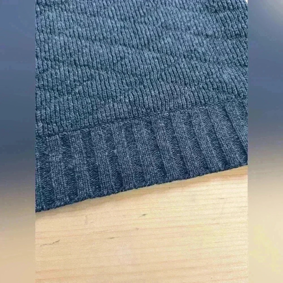 Rare Vintage Y2K 90s Ralph Ralph Lauren Lambs Wool Quilted Ribbed Winter Sweater - Picture 5 of 8